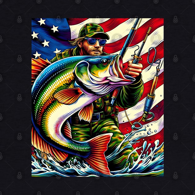 Celebrate Mardi Gras and show your love of fishing with this vibrant patriotic design by click2print